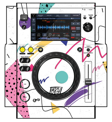 Pioneer DJ XDJ 700 Skin Mizucat White
